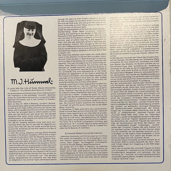 VINTAGE M.J. HUMMEL PLATE 1979 - "Singing Lesson" - Picture 12 of 15